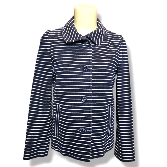 Talbots Jackets & Blazers - Talbots blue and white striped blazer. MP